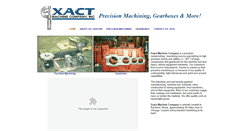 Desktop Screenshot of exactmachineco.com